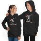 Preview: Hooded Sweater Hoodie Kids - Dab Dancing Skateboard Skeleton i519